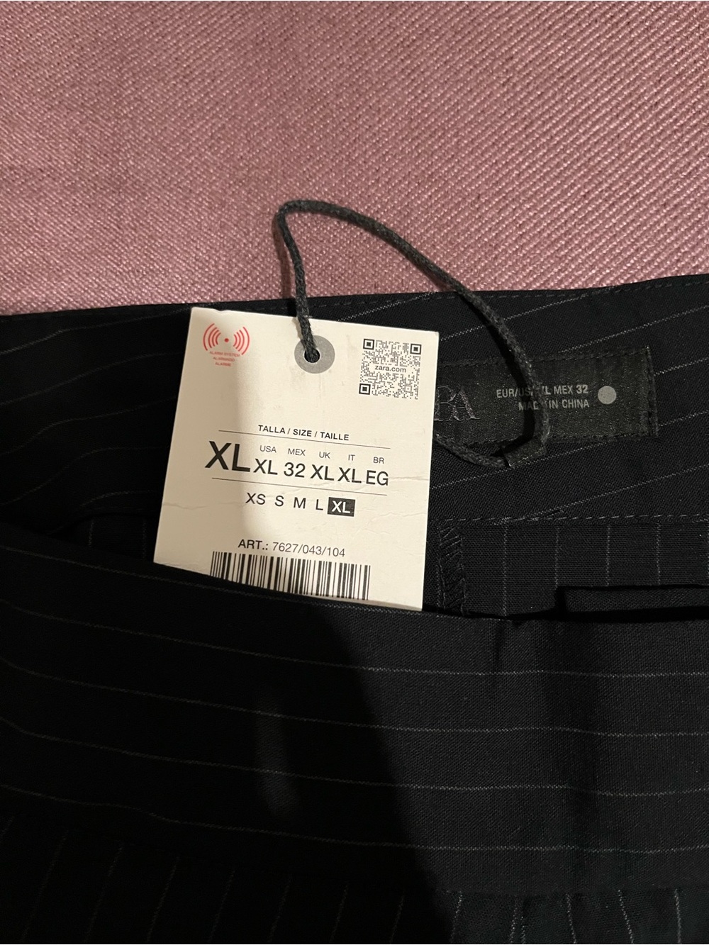 Zara Women’s Pinstripe Pleated Pants - NWT - Picture 5 of 10